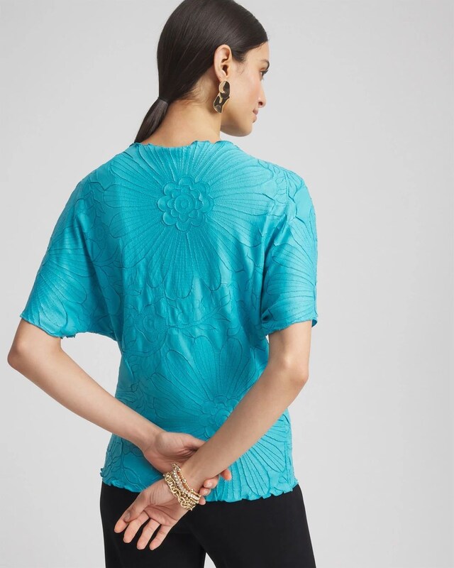 Travelers Collection Embossed Top - image 3